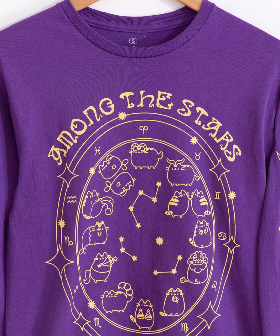 Hot Ripple Junction Pusheen Celestial Long-Sleeve Unisex Tee